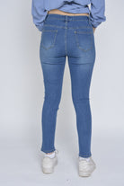 ميكا بنطلون طويل سكيني سادة