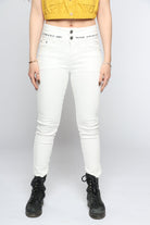 ميكا بنطلون سكيني طويل خصر مرتفع نسائي