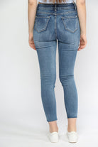 ميكا بنطلون جينز بخصر مرتفع سكيني طويل نسائي