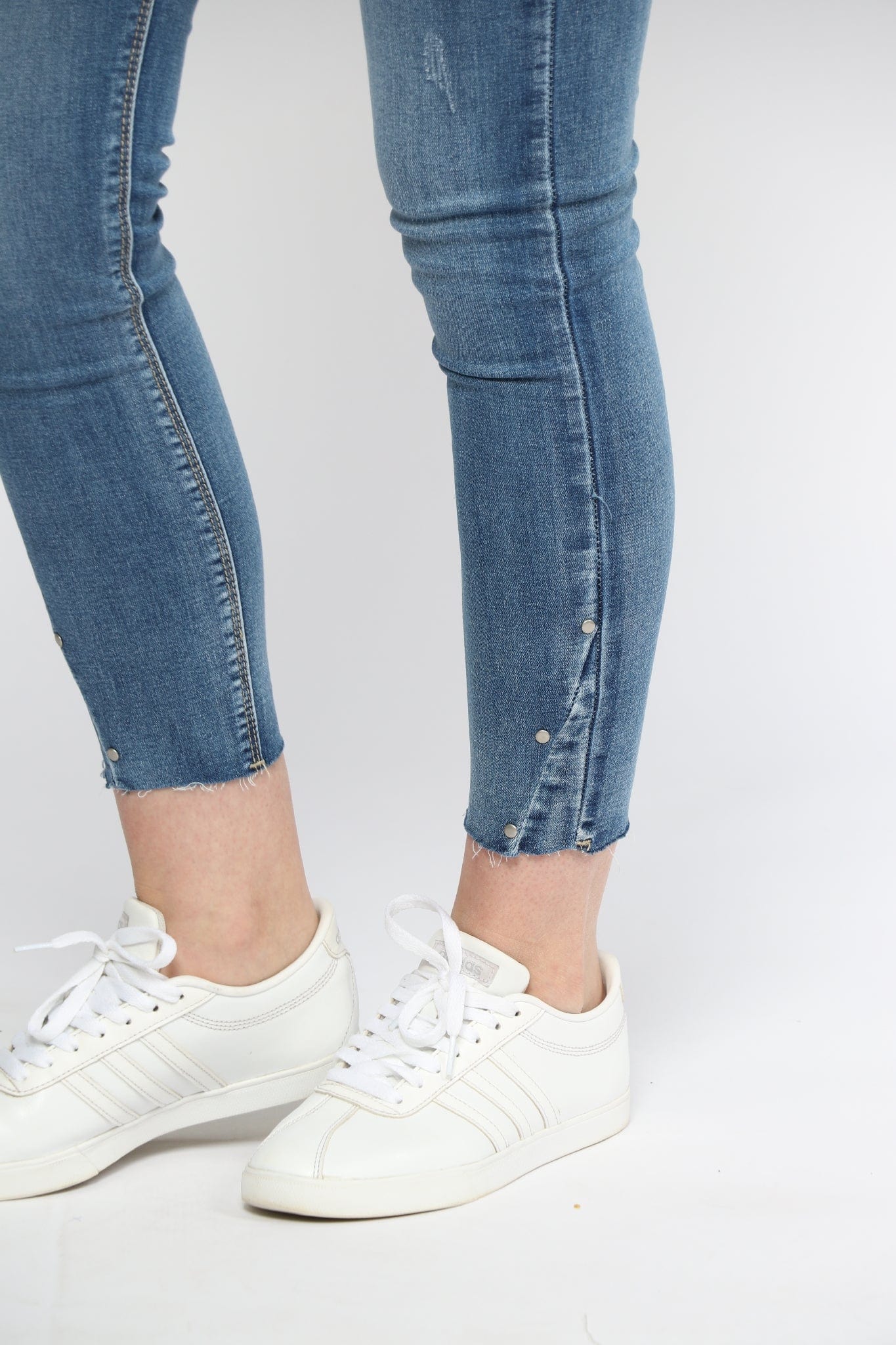 ميكا بنطلون جينز بخصر مرتفع سكيني طويل نسائي