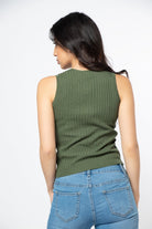 ميكا بلوزة مضلع كت قصير نسائي