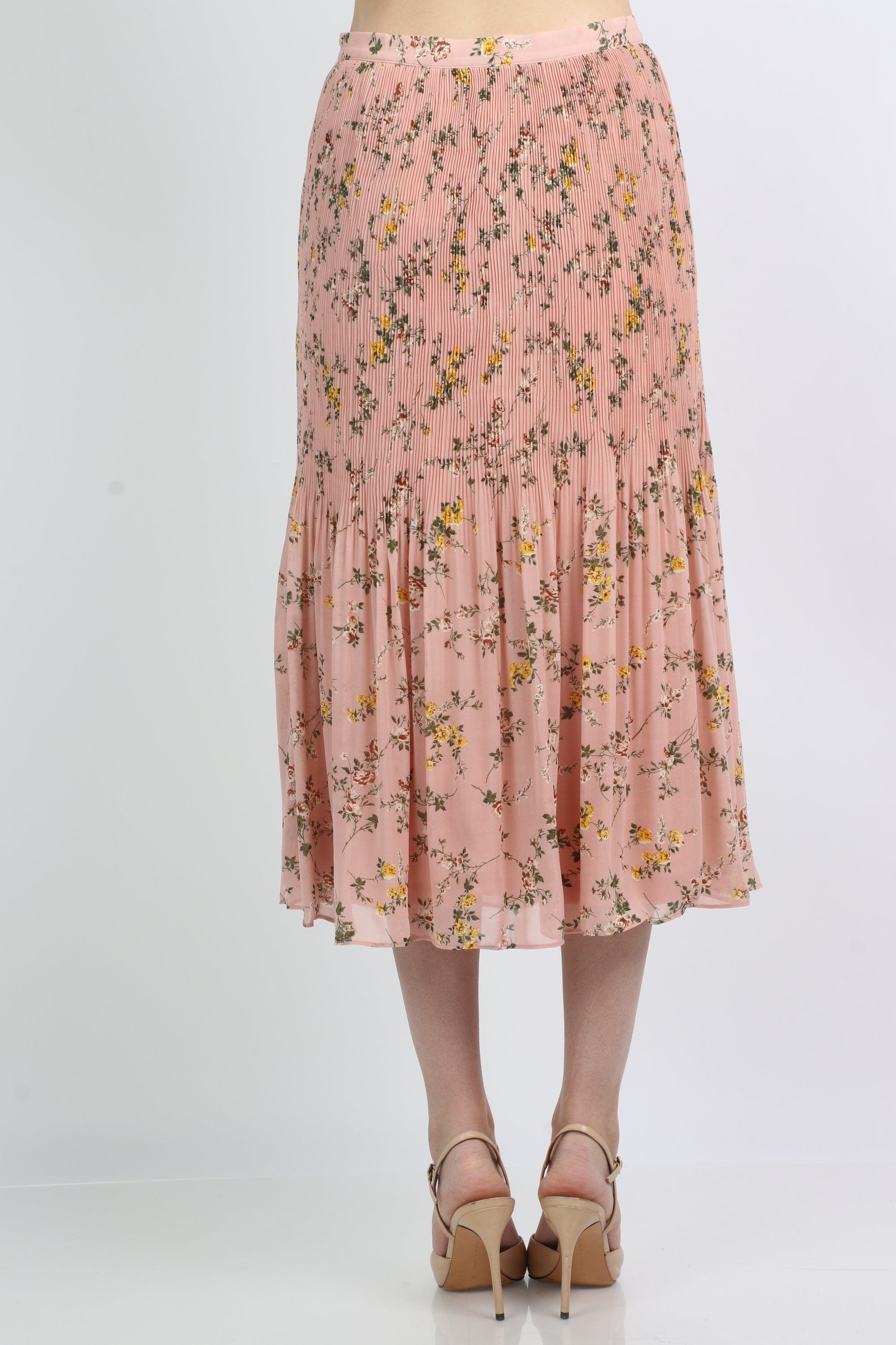 ميكا تنورة ميدي مشجرة بليسية