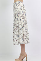 ميكا تنورة ميدي مشجرة بليسية