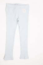 جينجرسنابس بنطلون بناتي مضلع خصر مرتفع أزرق