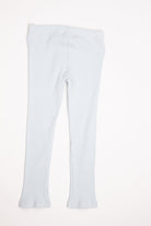 جينجرسنابس بنطلون بناتي مضلع خصر مرتفع أزرق