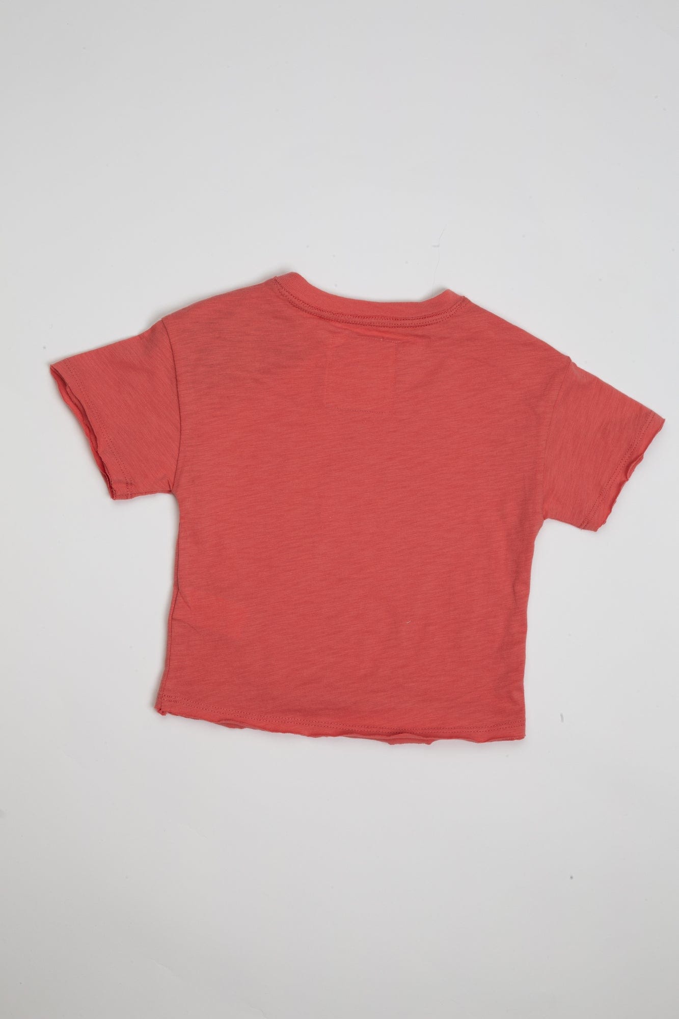 جينجرسنابس تي شيرت ولادي بطبعة جملة أحمر