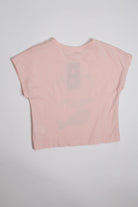 جينجرسنابس تيشيرت بنات بطبعة حوت وردي