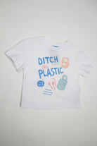 جينجرسنابس تيشيرت مطبوع بناتي أبيض