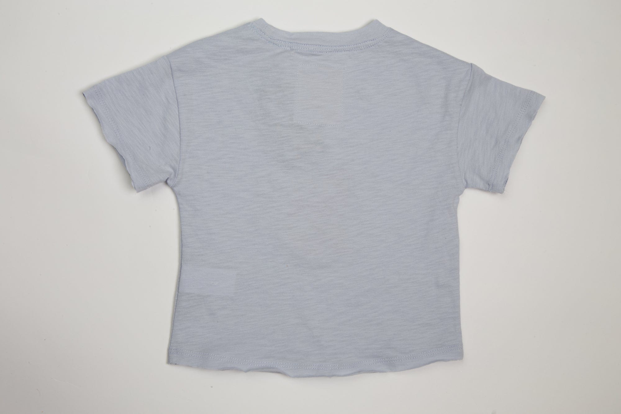 جينجرسنابس تي شيرت أولاد رضع بطبعة مربى أزرق