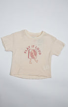 جينجرسنابس تي شيرت أولاد رضع بطبعة راديو البيج