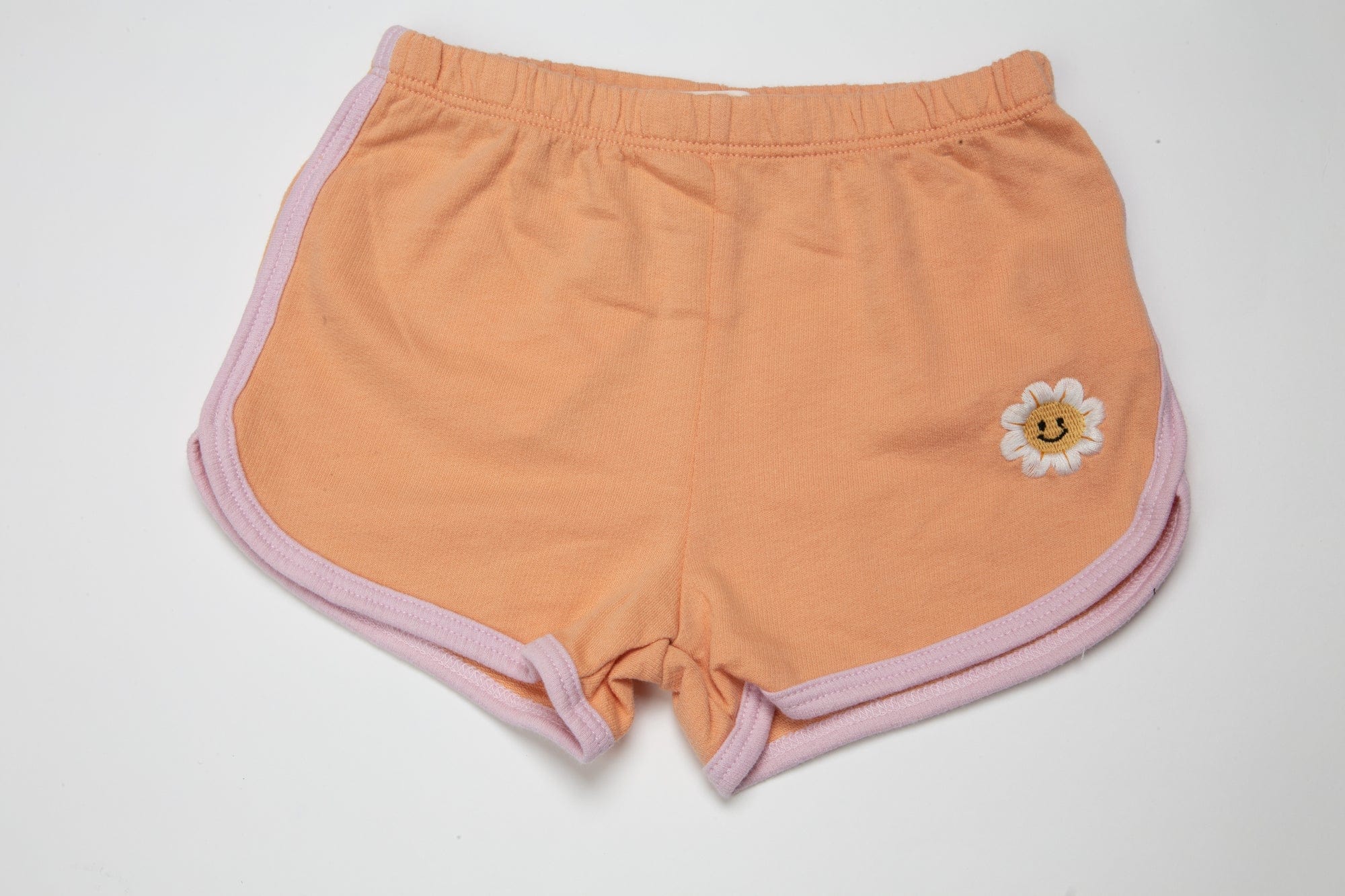 جينجرسنابس شورت بيبي بنات مزين بشمس مطرزة أحمر بنفسجي