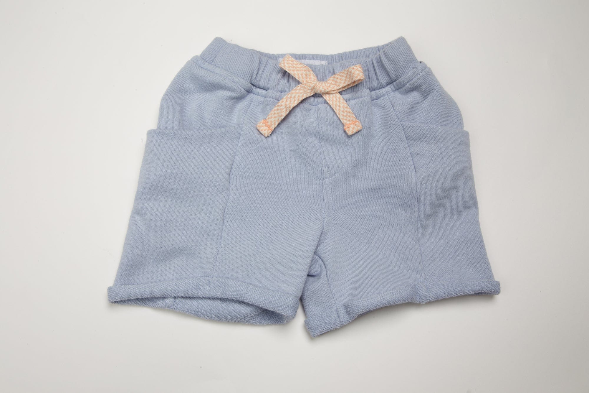 جينجرسنابس شورت بيبي ولاد قماشي بجيوب أمامية سادة أوف وايت