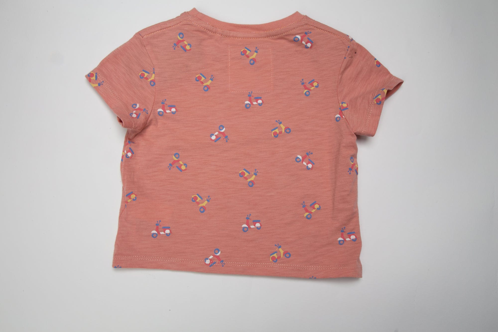 جينجرسنابس تي شيرت ولادي بنقشة موتوسيكل أصفر