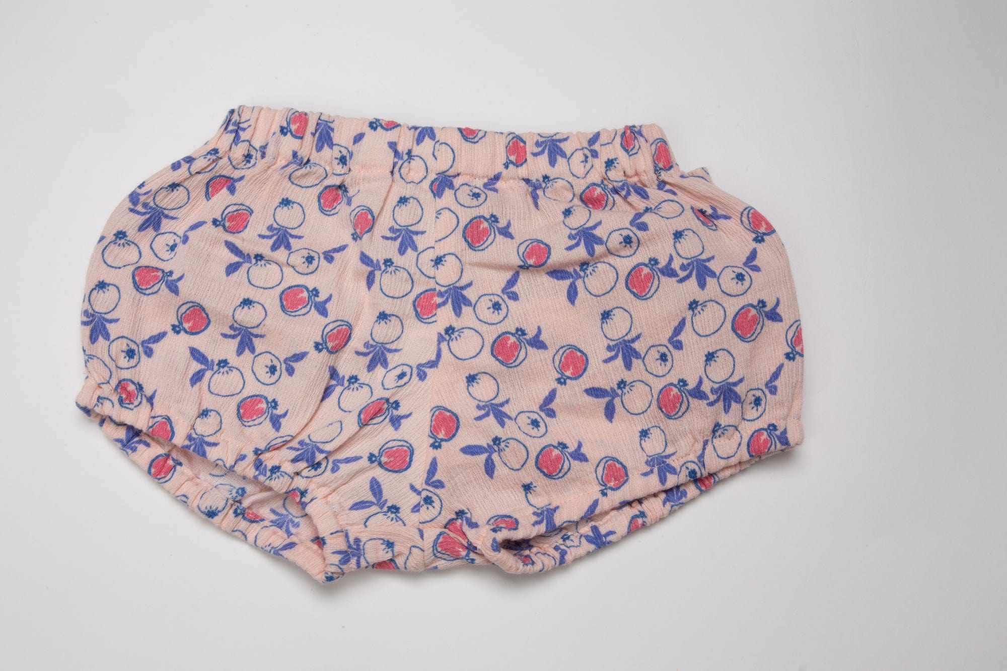 جينجرسنابس شورت بيبي بنات بنمط رمان أحمر بنفسجي