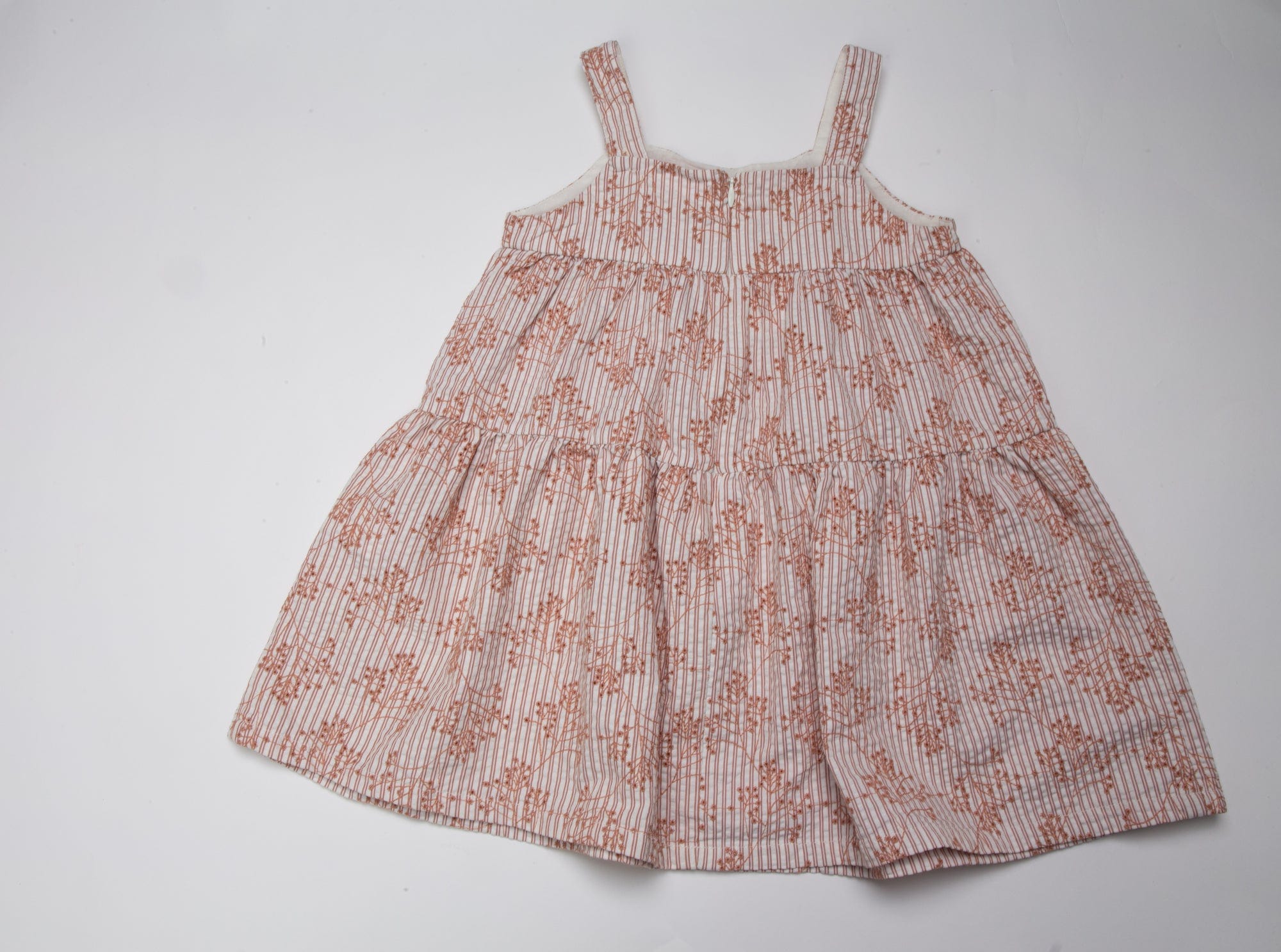 جينجرسنابس فستان مشجر حمالات واسع بناتي بني