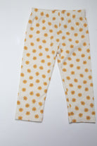 جينجرسنابس بنطلون بناتي بنقشة ورد أبيض