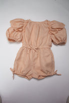 جينجرسنابس جمبسوت سادة مخصر شورت ونص كم بف بناتي أحمر بنفسجي