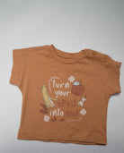 جينجرسنابس تي شيرت بنات بطبعة فواكة بني