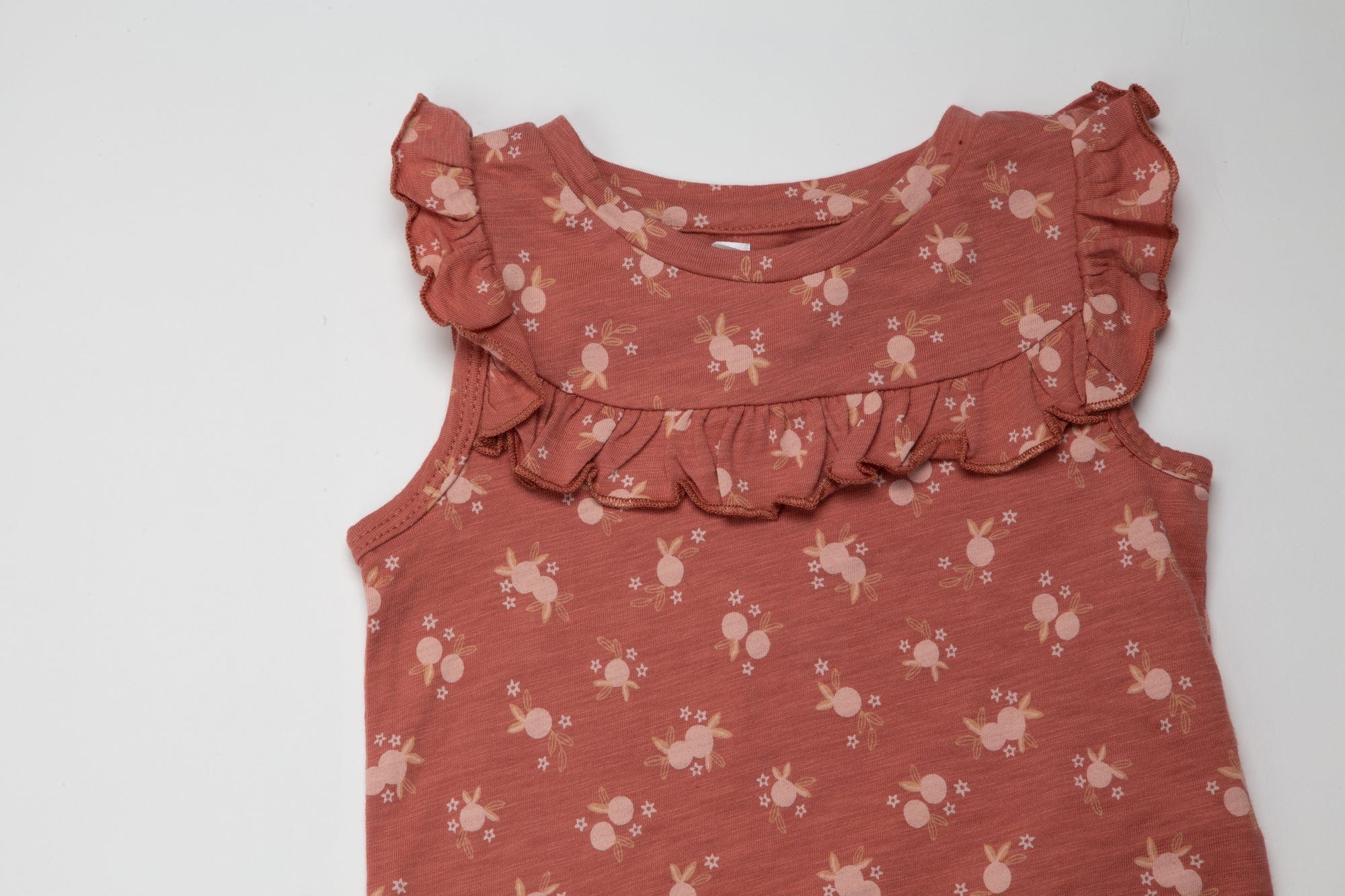 جينجرسنابس بلوزة بناتي رضع مطبوعة بكرانيش وردي