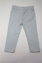 جينجرسنابس بنطلون ليقنز رضع بناتي بنمط مربعات أزرق