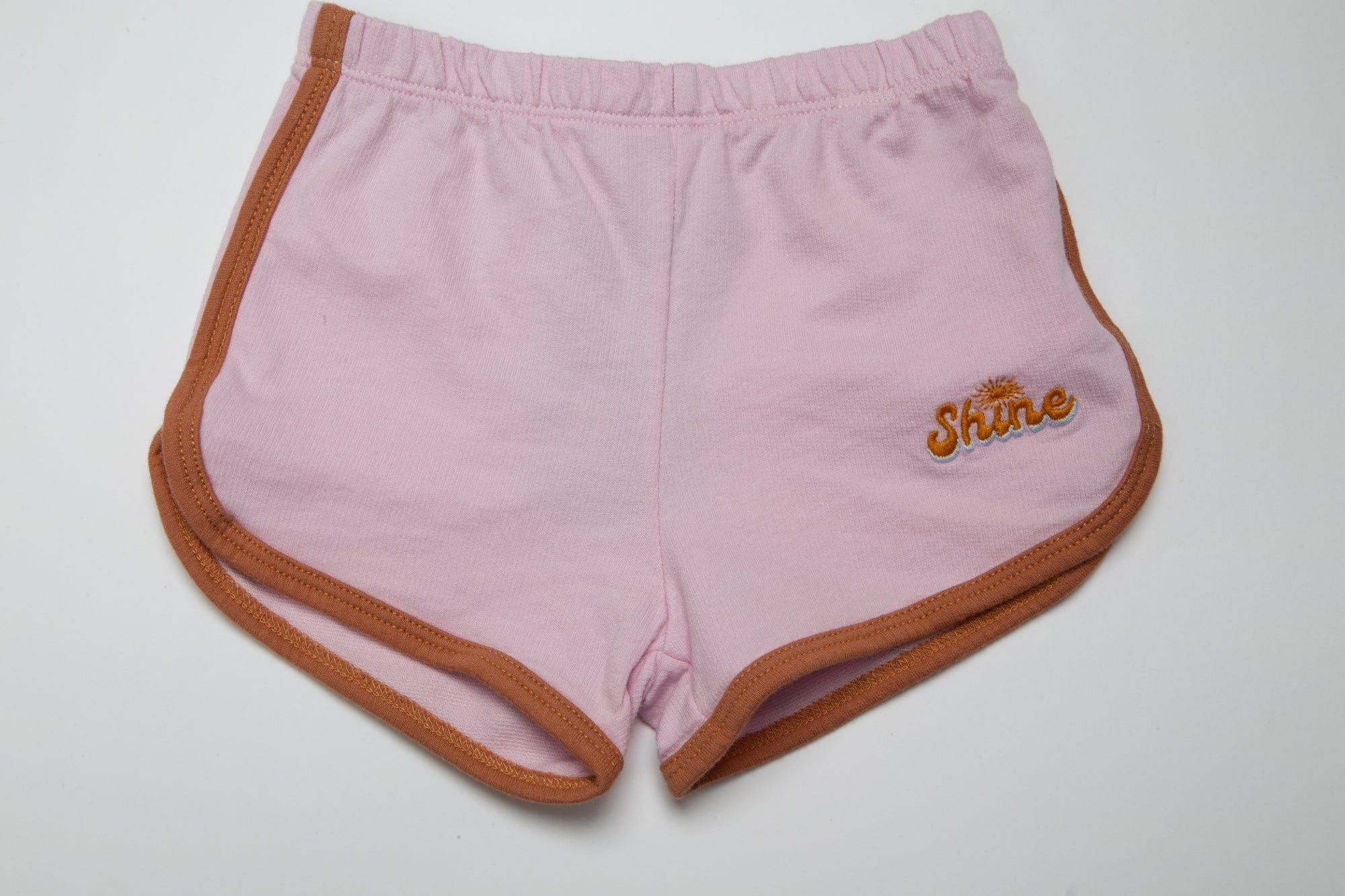 جينجرسنابس شورت بيبي بنات مزين بتطريز شاين بنفسجي