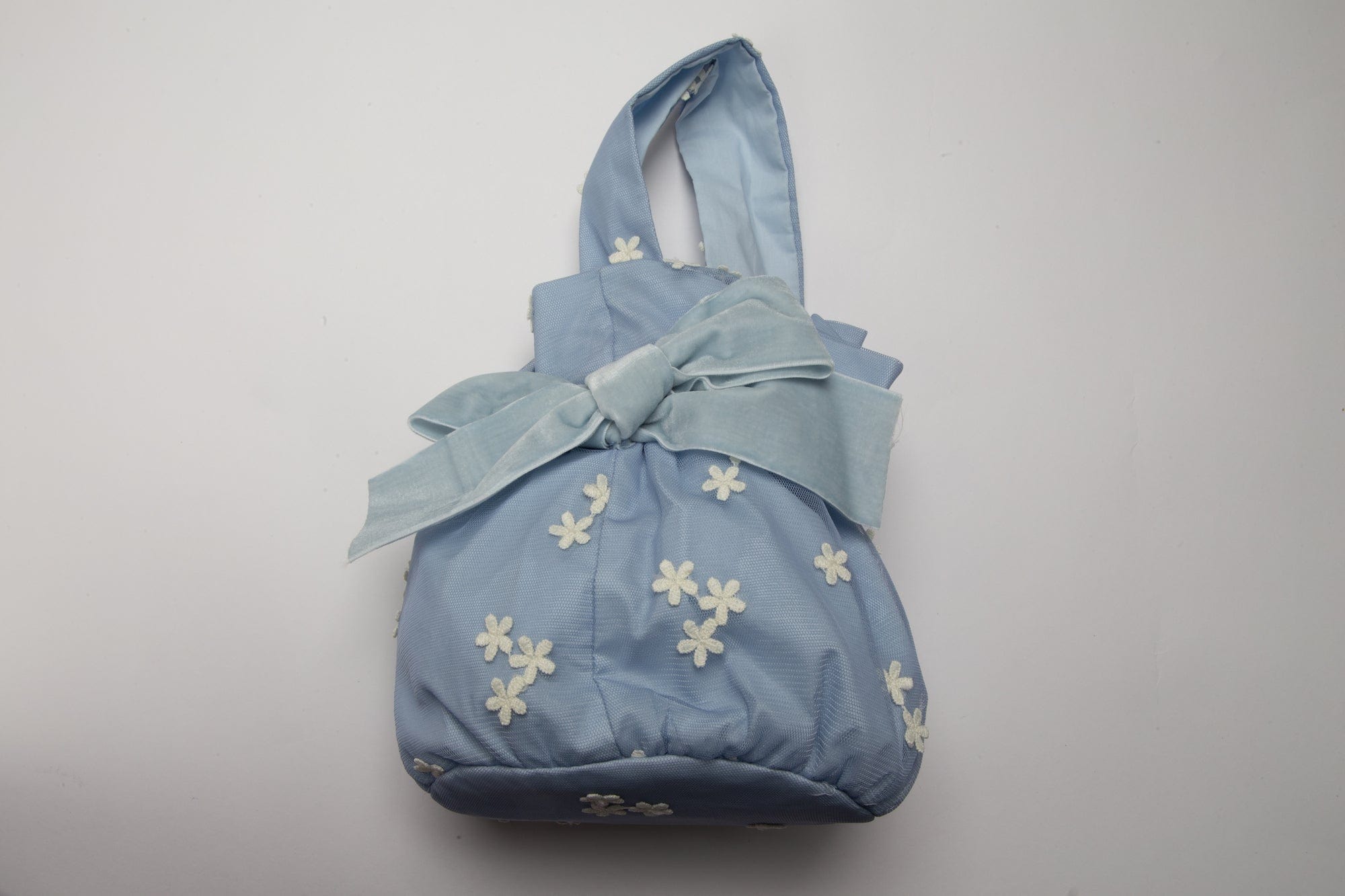 جينجرسنابس حقيبة بناتي يد موردة أزرق