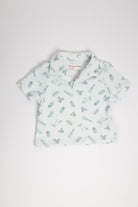 جينجرسنابس تيشيررت بولو أولادي نص كم بنقشات أزرق