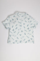 جينجرسنابس تيشيررت بولو أولادي نص كم بنقشات أزرق