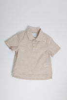 جينجرسنابس قميص كم طويل سادة مضلع رضع أولادي طبيعي