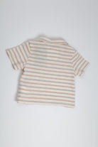 جينجرسنابس تي شيرت بولو ولادي مخطط بالعرض بجيب أمامي متعدد الألوان