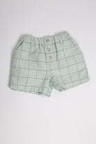 جينجرسنابس شورت ولادي مربعات أخضر