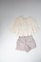 جينجرسنابس شورت كاروهات قصير هاي ويست أطفال بناتي متعدد الألوان