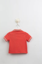 جينجرسنابس تي شيرت رضع بولو مضلع سادة ولادي البرتقالي