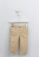 جينجرسنابس بنطلون سادة ولادي بزرار أمامي البيج