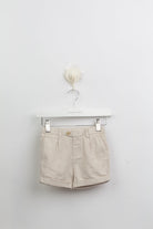 جينجرسنابس شورت ولادي قصير بثنية البيج