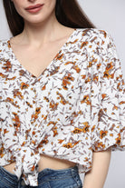 ميكا بلوزة مشجرة 3/4 كم بف