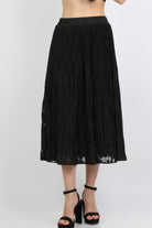 ميكا تنورة ميدي سواريه منقوشة واسعة نسائي