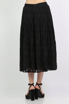 ميكا تنورة ميدي سواريه منقوشة واسعة نسائي