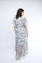 ميكا فستان ميدي مورد مخصر كم قصير مكشكش