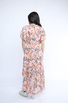 ميكا فستان ميدي مورد مخصر كم قصير مكشكش