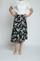 ميكا تنورة ميدي مشجرة طويلة من الجنب