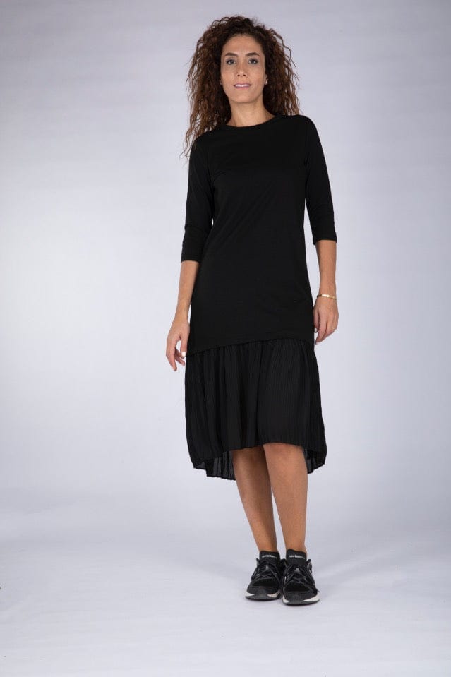 ميكا فستان ميدي سادة 3/4 كم