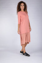 ميكا فستان ميدي سادة 3/4 كم