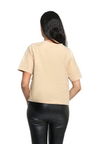 ميكا بلوزة قطنية بجيب وحلقة دائرية نسائي