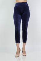 ميكا بنطلون طويل سادة بخصر مرتفع ضيق