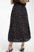 ميكا تنورة ميدي بليسيه موردة نسائي