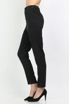 ميكا بنطلون رسمي هاي ويست بزراير على الخصر وسحاب طويل نسائي