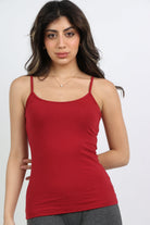 ميكا توب حمالات سادة نسائي