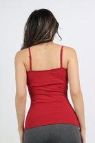 ميكا توب حمالات سادة نسائي