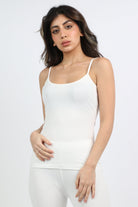 ميكا توب حمالات سادة نسائي